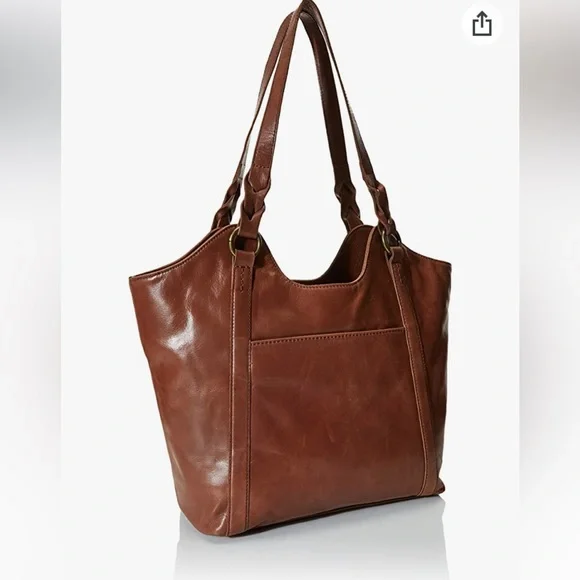NWT The Sak Collective Sierra Leather Shopper in Teak Leaf - Picture 3 of 12